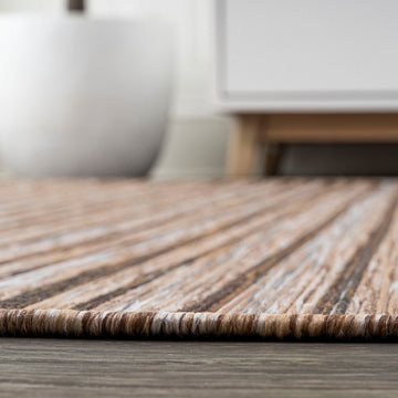 Finn Modern Farmhouse Pinstripe Area Rug